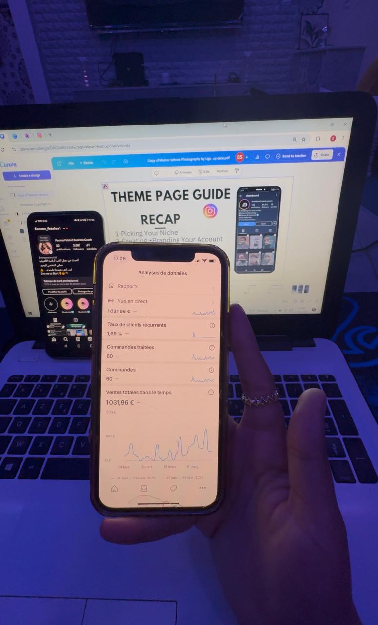 Course theme page by Femme fatale